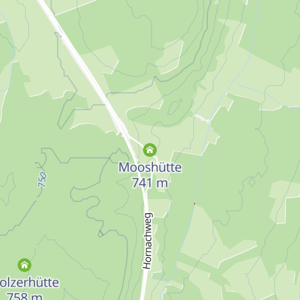 Map of Mooshütte