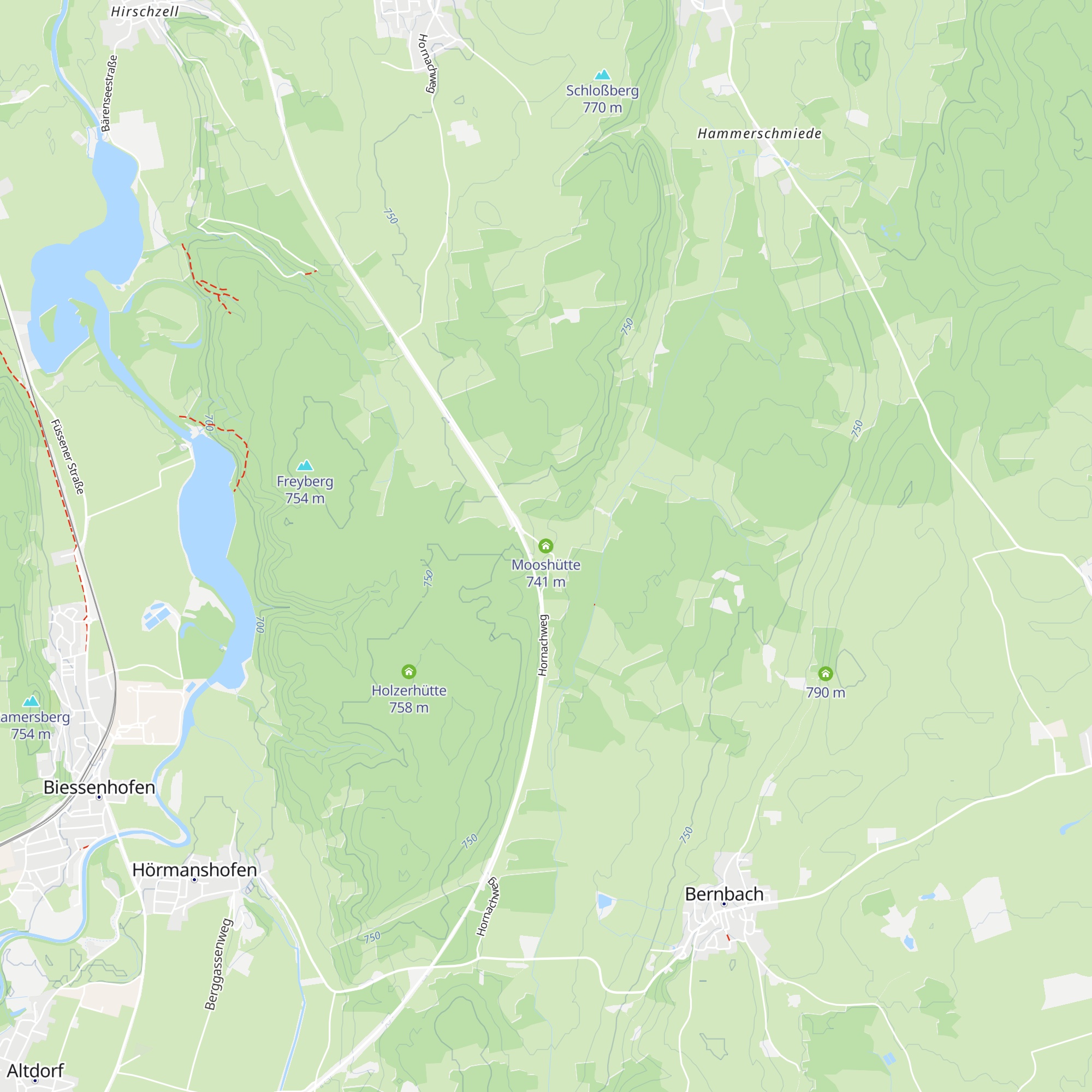 Mooshütte map