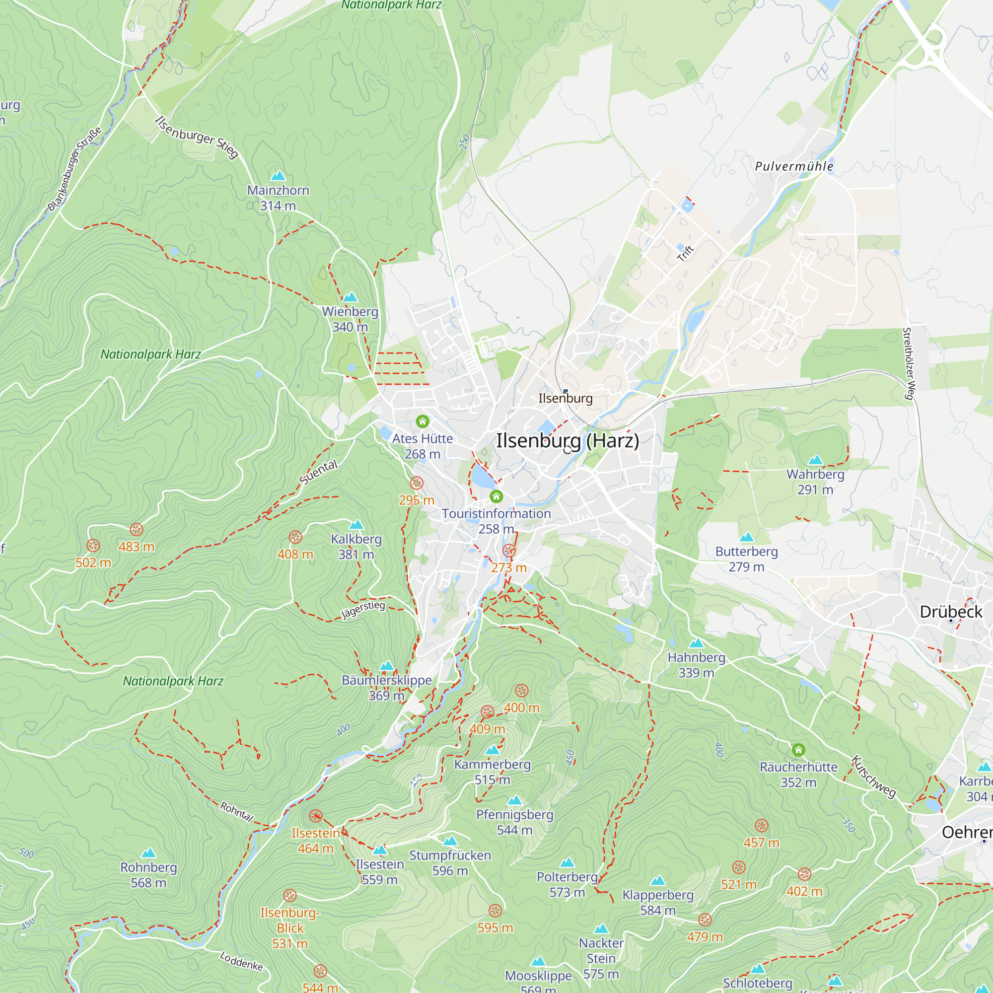 Touristinformation map