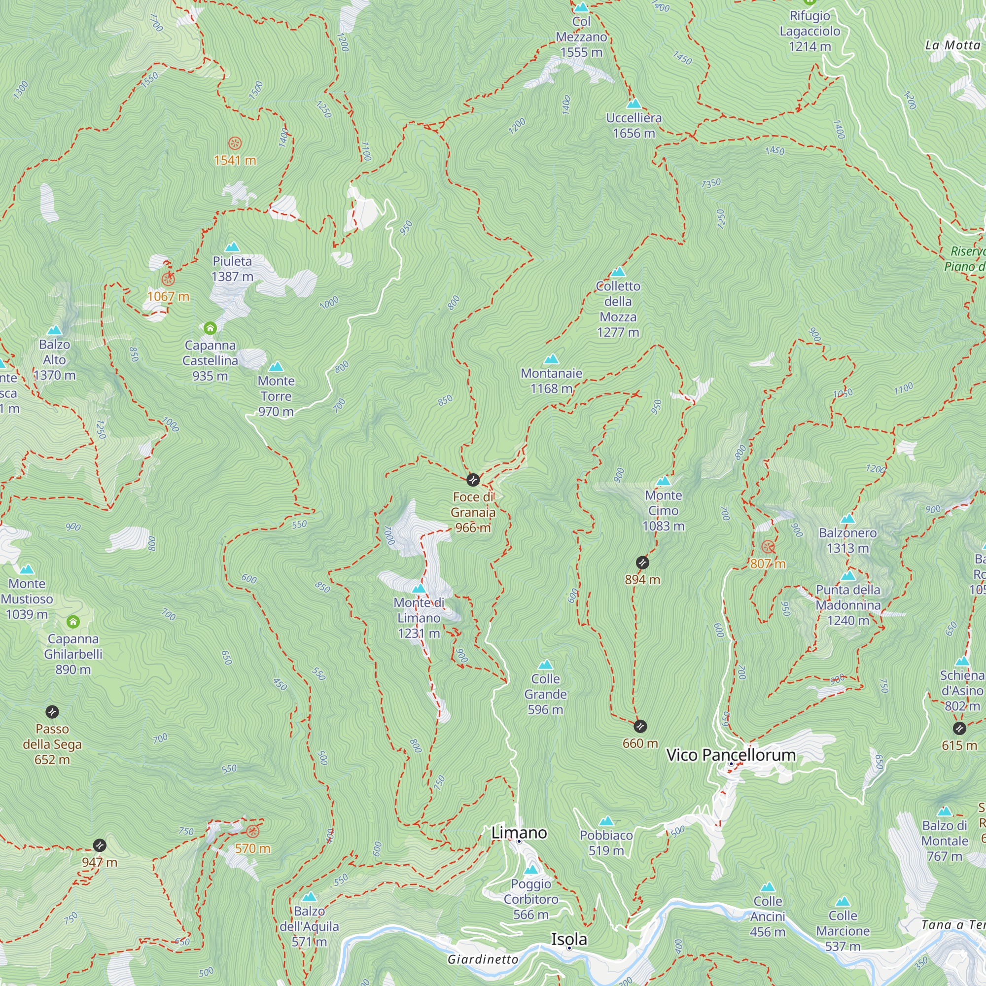 Madonna di Limano map