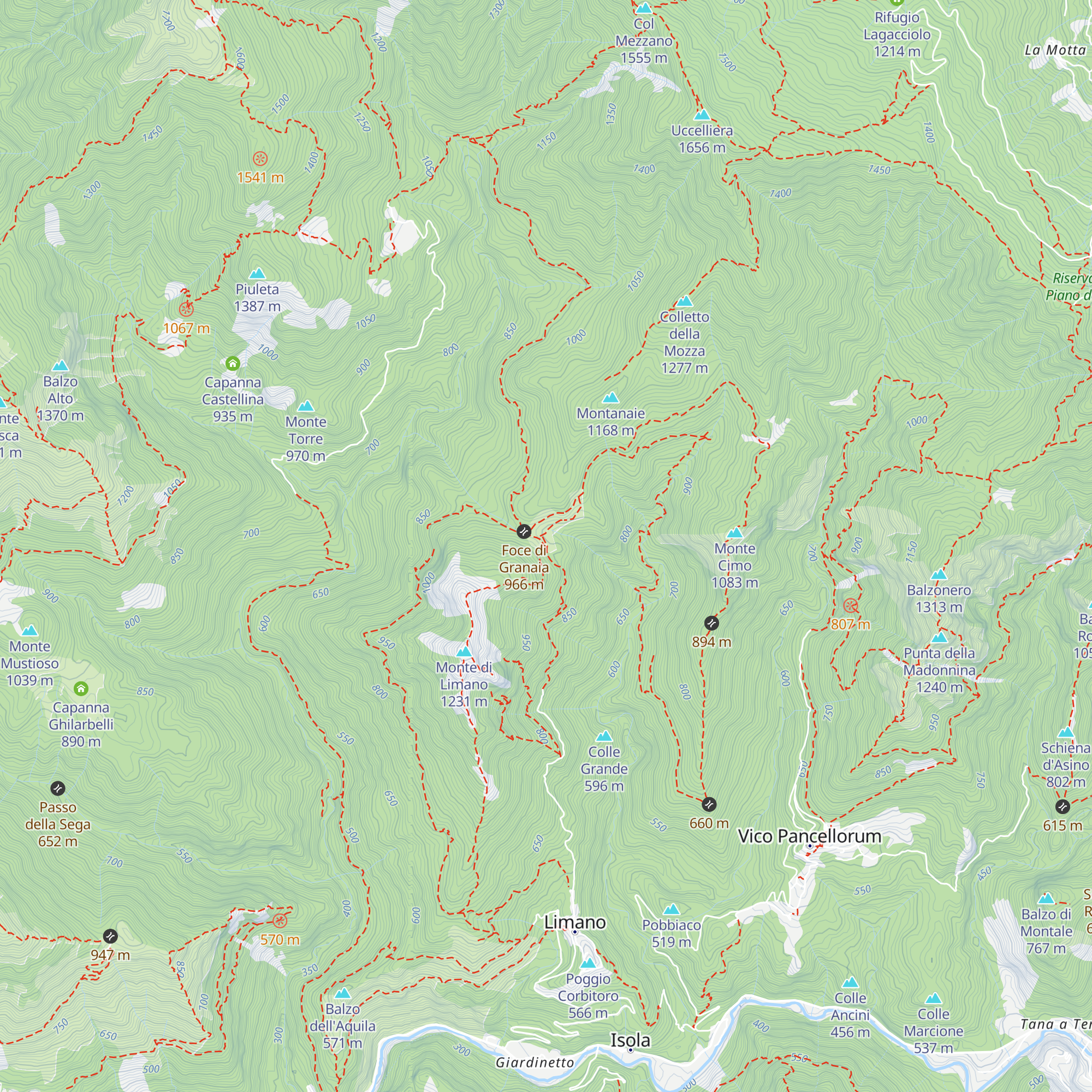 Madonna di Limano map
