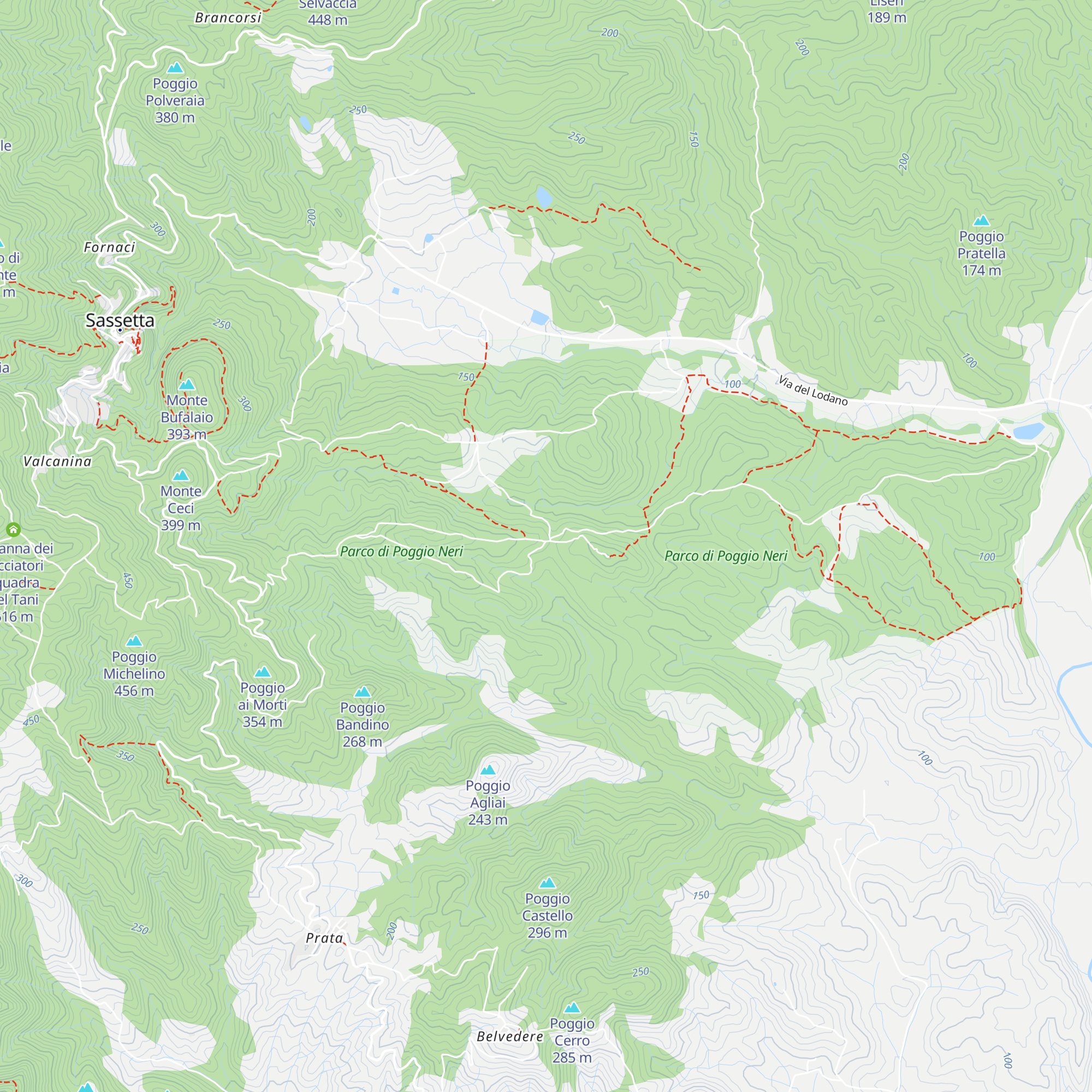 Rifugio dei Cacciatori map