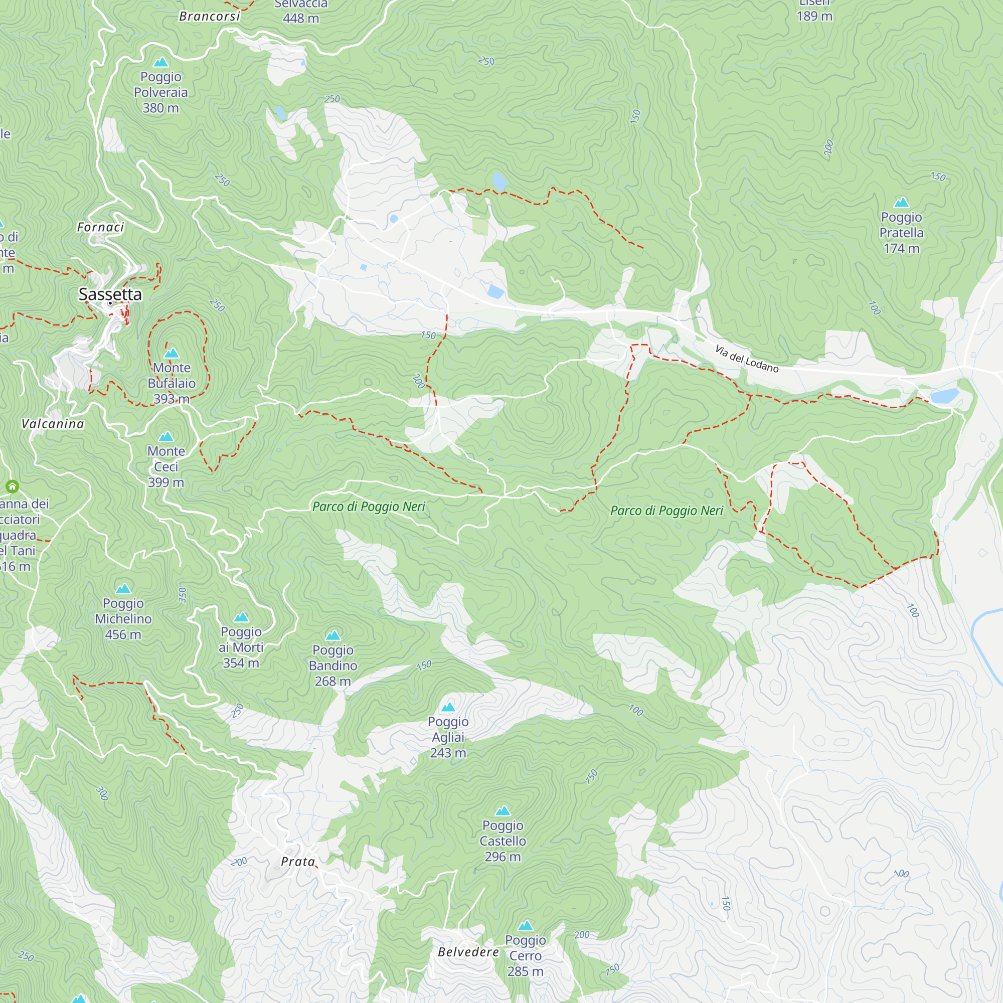 Rifugio dei Cacciatori map
