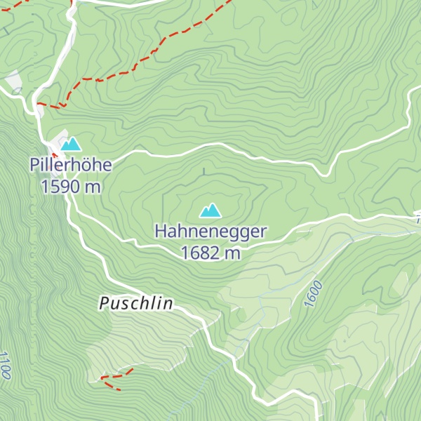Map of Hahnenegger
