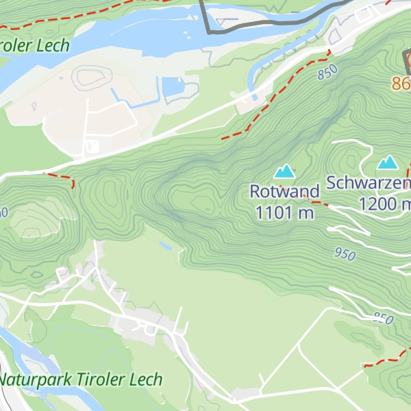Map of Burgschrofen