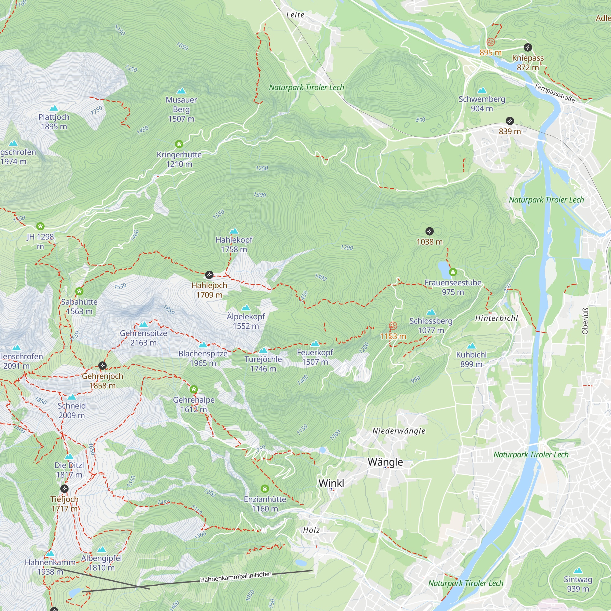 Sulztaler Hütte map