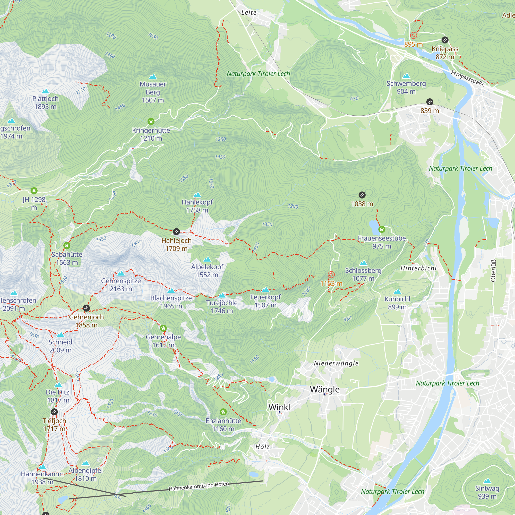 Sulztaler Hütte map