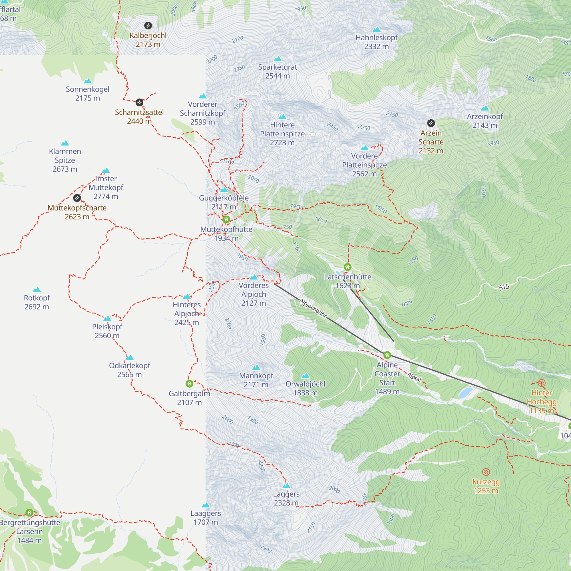 Drischlhaus map