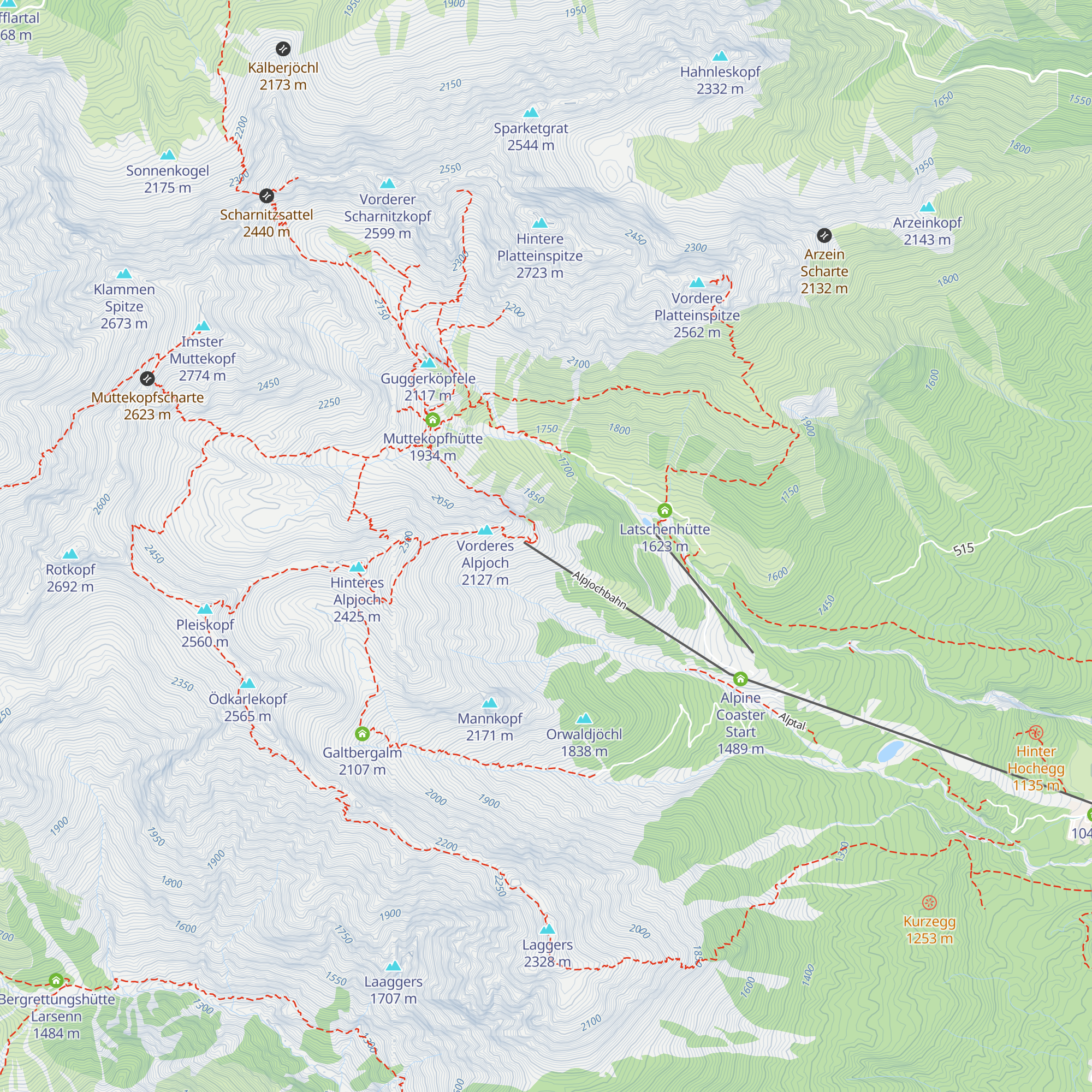 Drischlhaus map