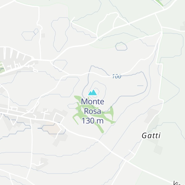 Map of Monte Rosa