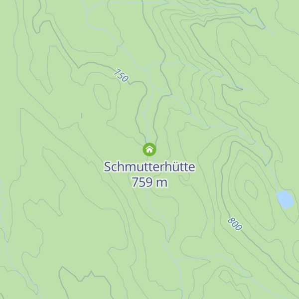 Map of Schmutterhütte