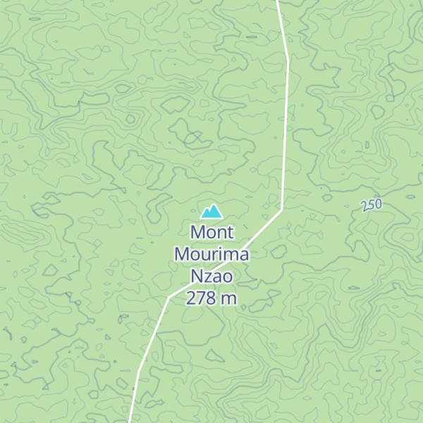 Map of Mont Mourima Nzao
