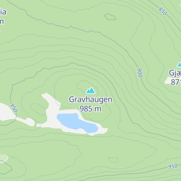 Map of Gravhaugen