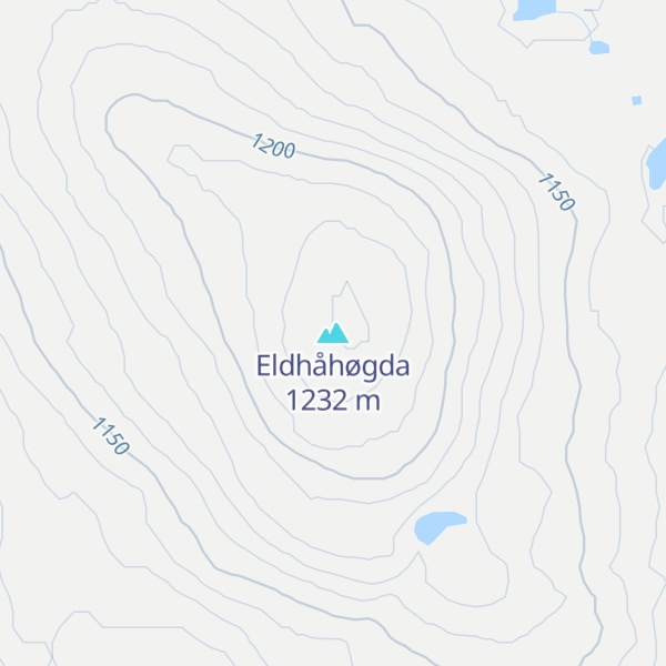 Map of Eldhåhøgda