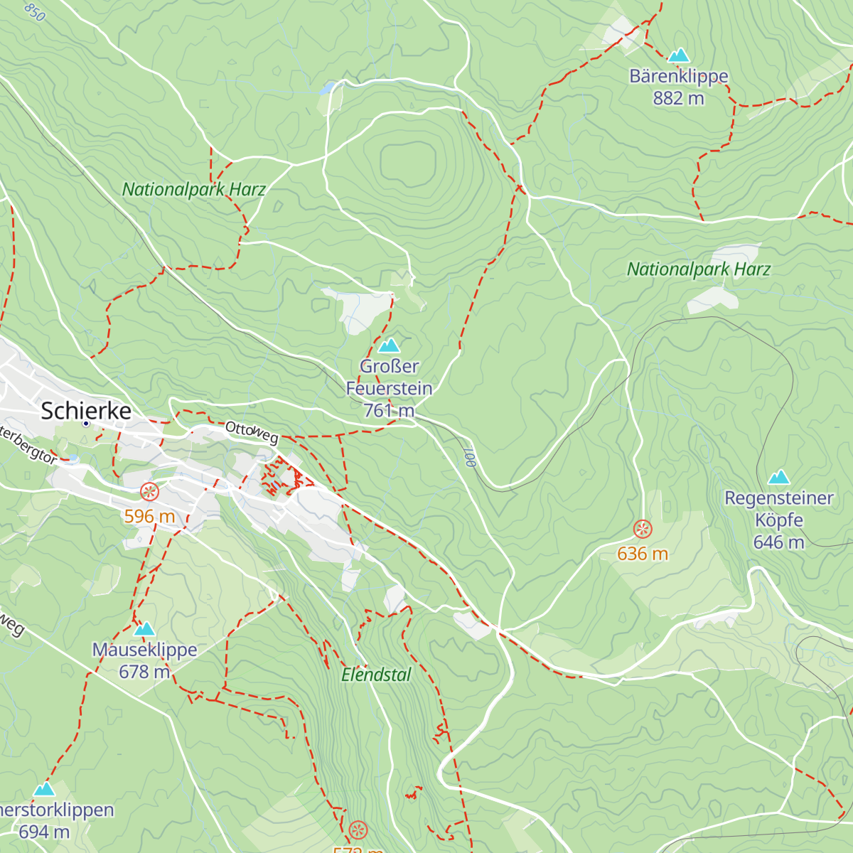 Bergwacht Hütte map