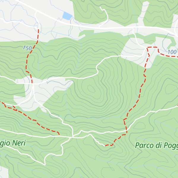 Map of Poggio Neri