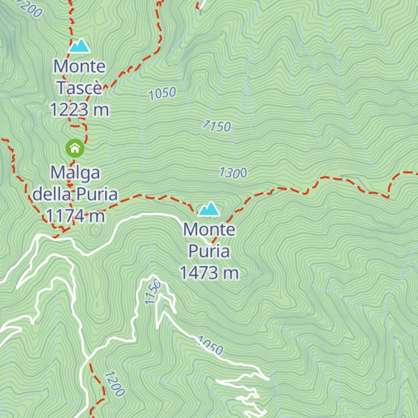 Map of Monte Puria