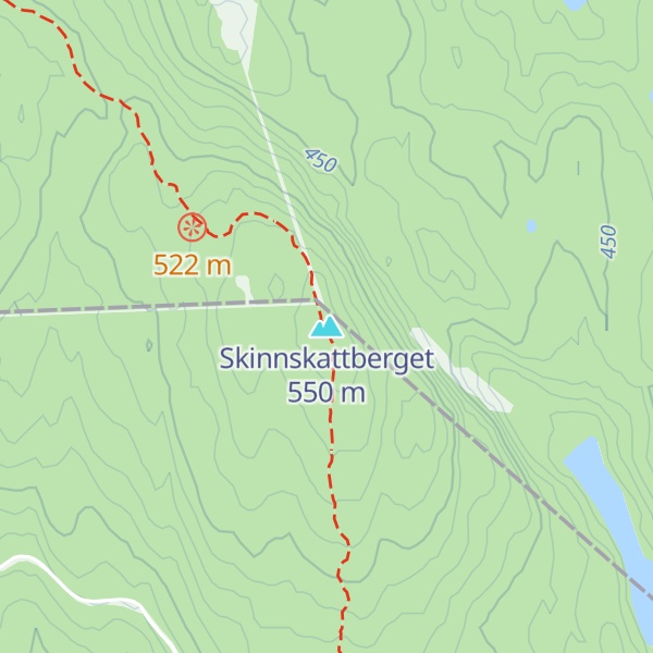 Map of Skinnskattberget