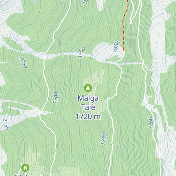 Map of Malga Talè
