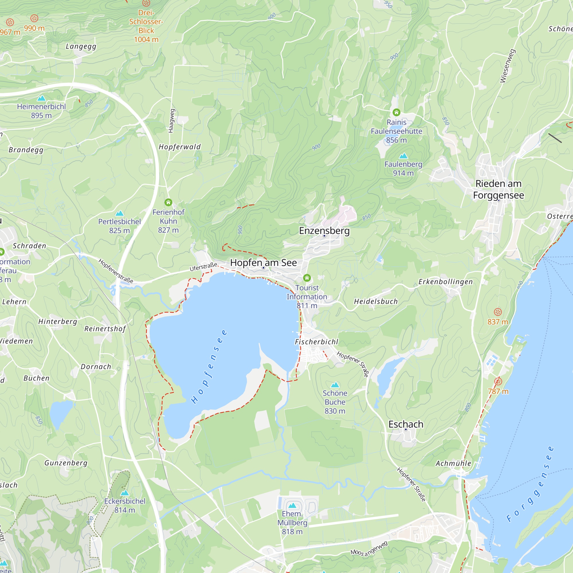 Fischerhütte map