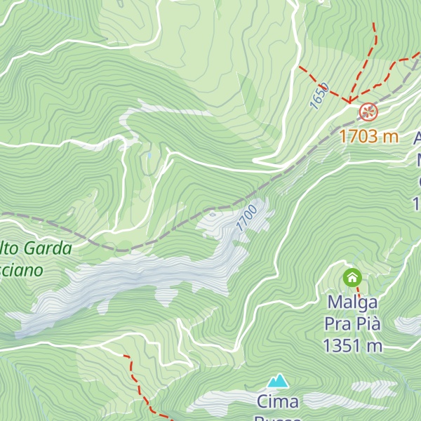 Map of Cima del Dil
