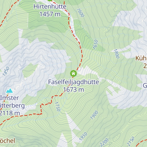 Map of Faselfeiljagdhütte