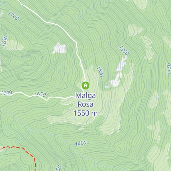 Map of Malga Rosa