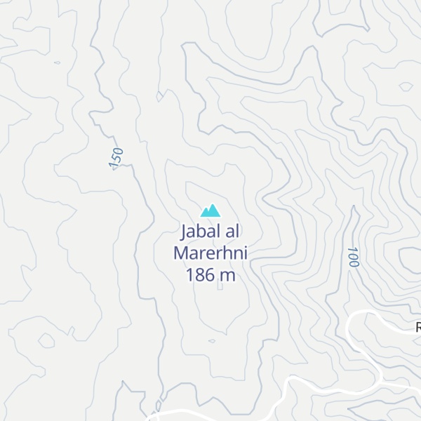 Map of Jabal al Marerhni
