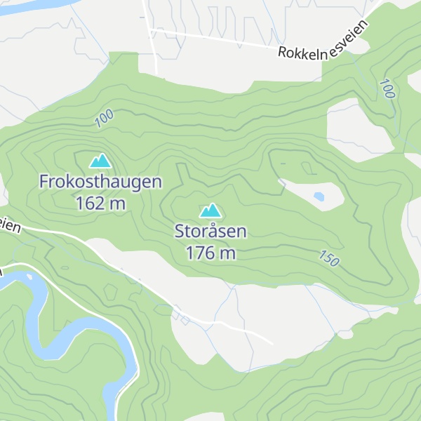 Map of Storåsen