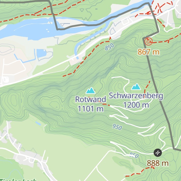 Map of Rotwand