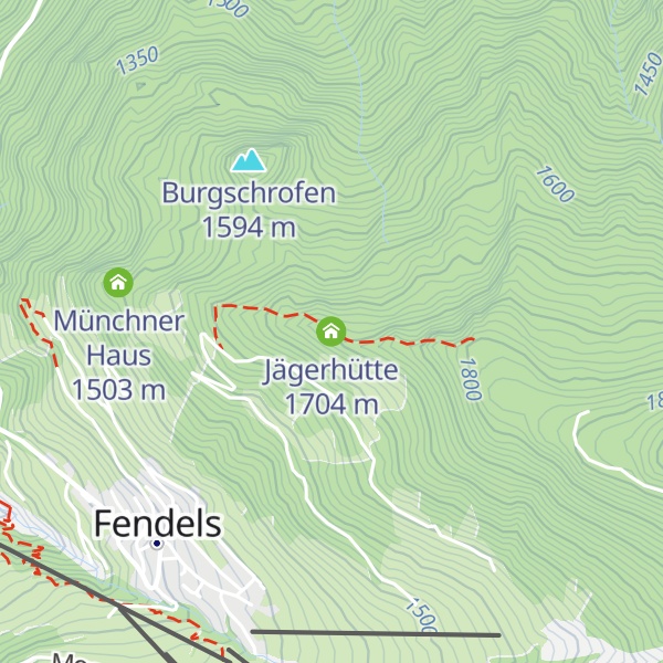 Map of Jägerhütte