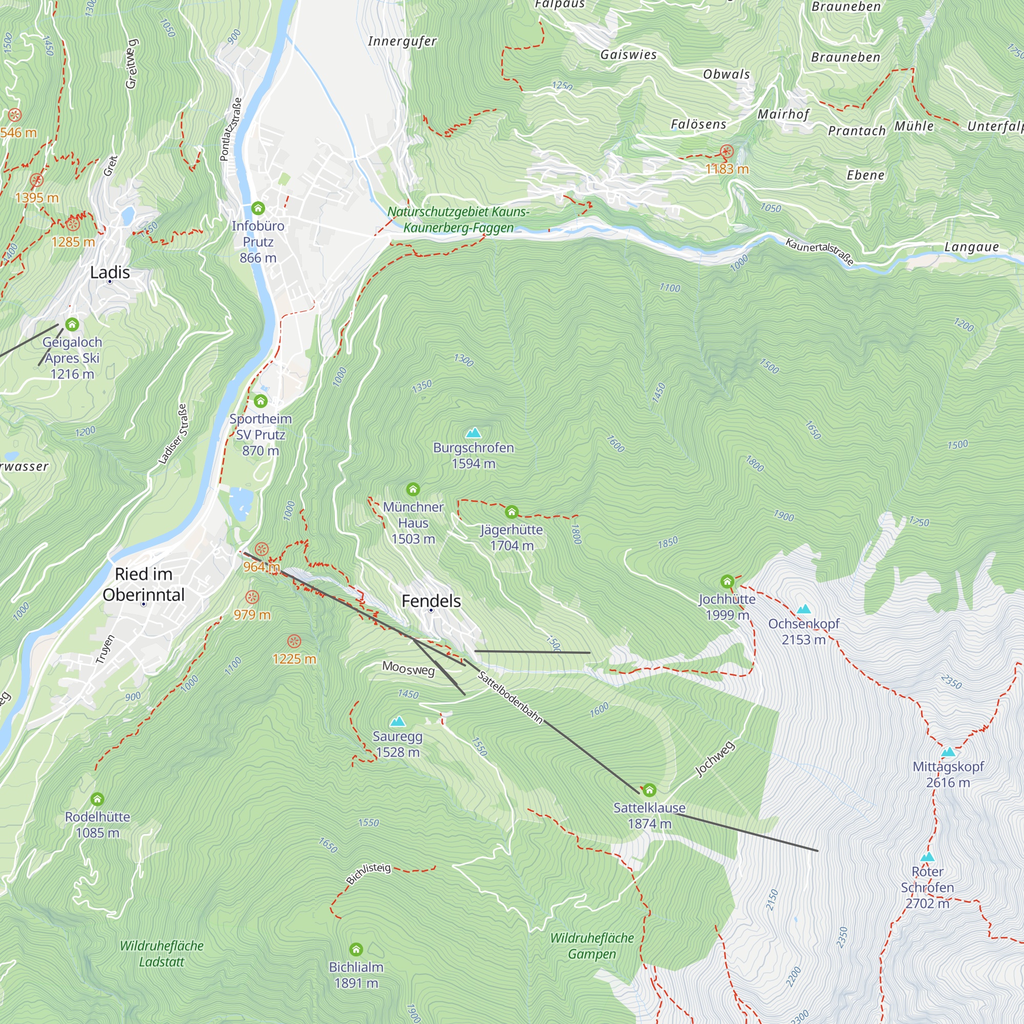 Jägerhütte map
