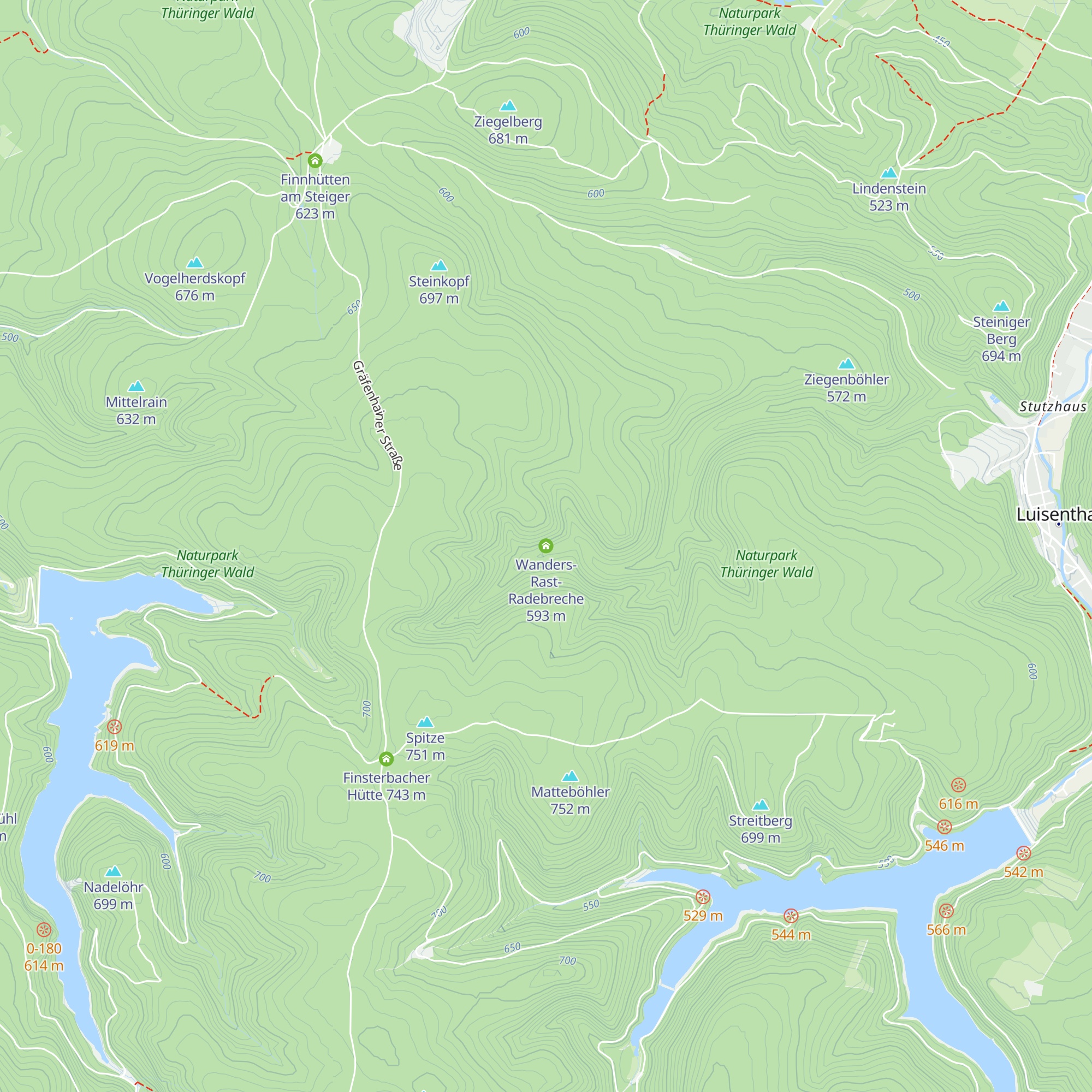 Wanders-Rast-Radebreche map