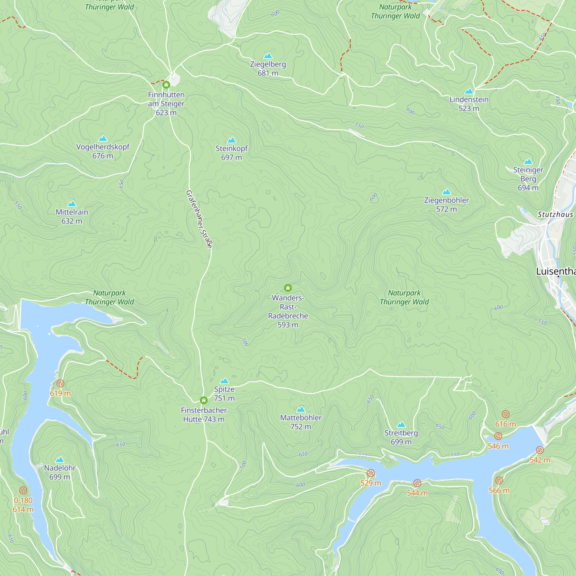 Wanders-Rast-Radebreche map