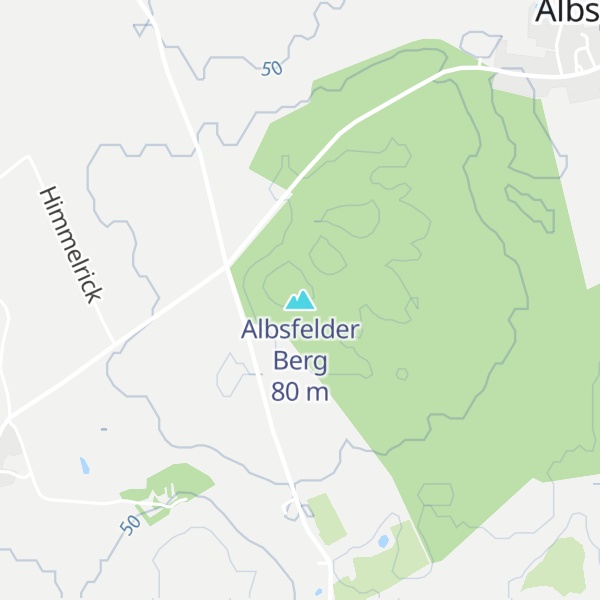 Map of Albsfelder Berg