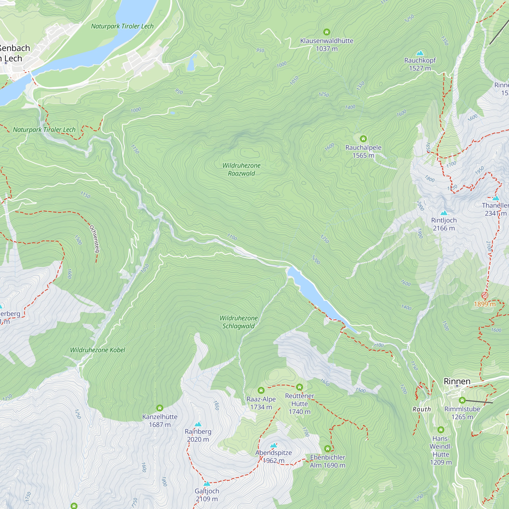 Stiegalpe map