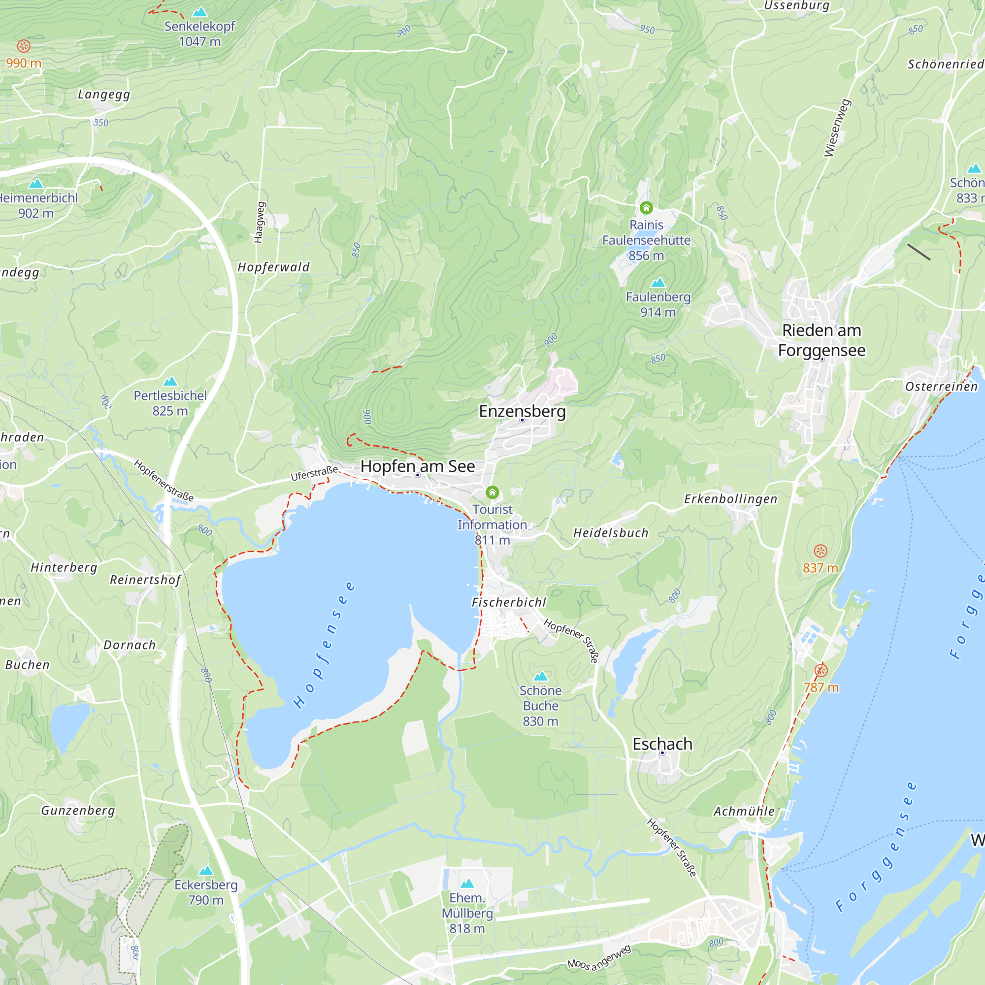 Tourist Information map