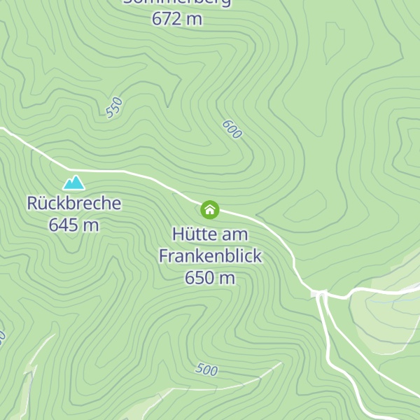 Map of Hütte am Frankenblick