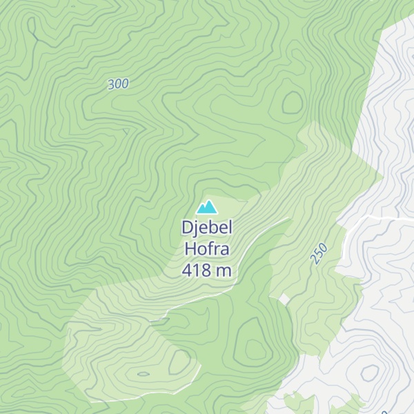 Map of Djebel Hofra