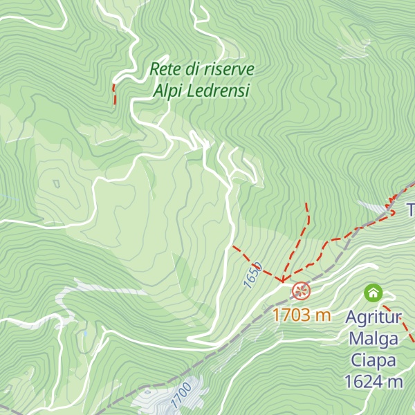 Map of Rifugio Federico Guella