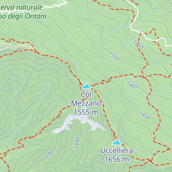 Map of Col Mezzano
