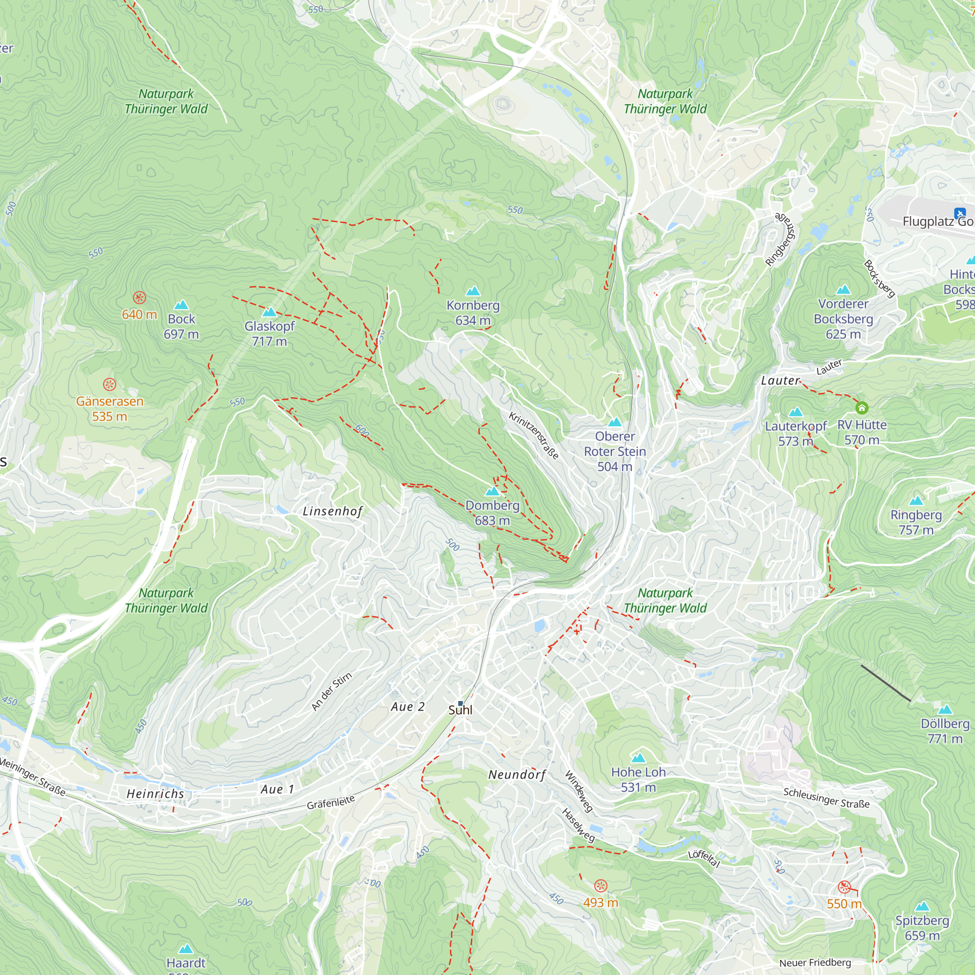 Domberghütte map
