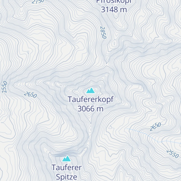 Map of Taufererkopf
