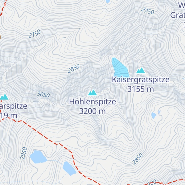 Map of Höhlenspitze