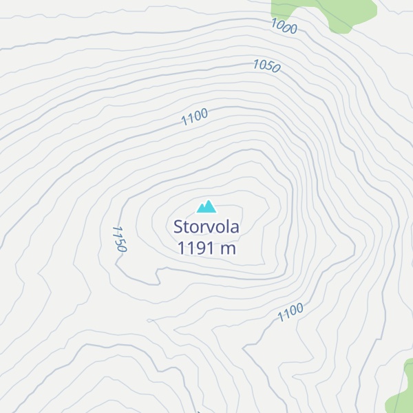 Map of Storvola