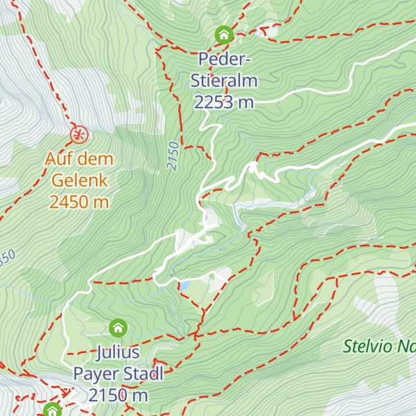 Map of Alpengasthof Enzian - Albergo Alpino Enzian