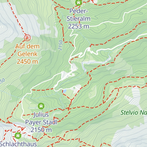 Map of Alpengasthof Schönblick - Albergo Alpino Schönblick