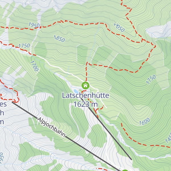 Map of Latschenhütte