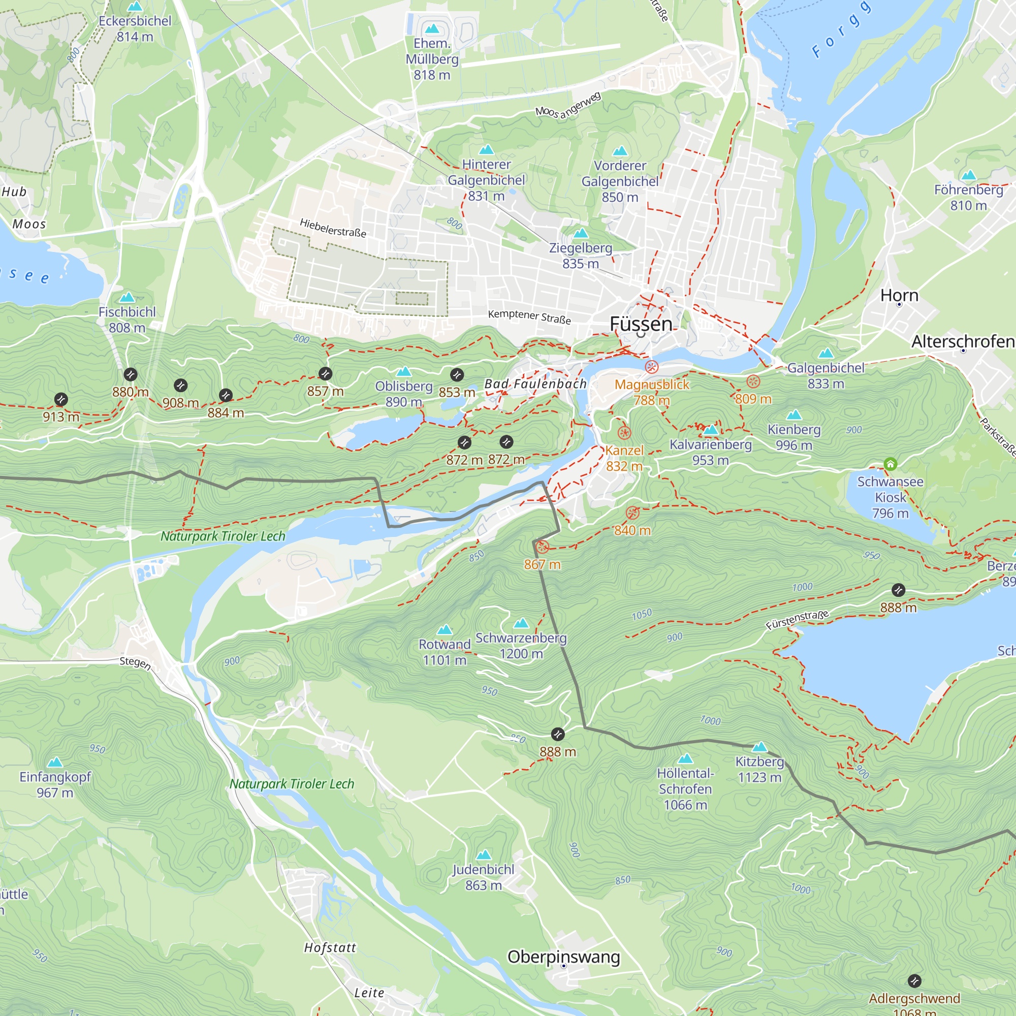 Pavillon Blickwinkel map