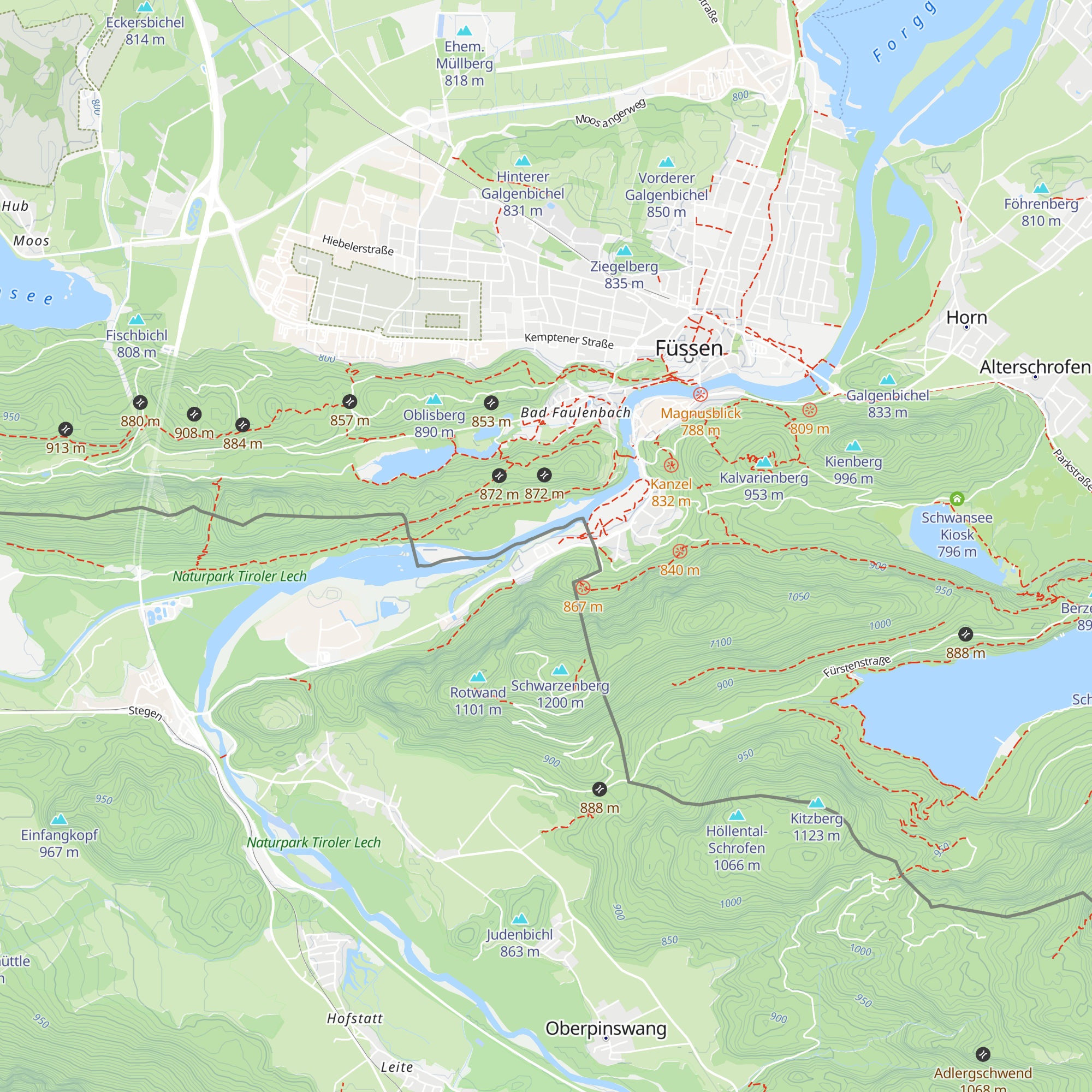 Pavillon Blickwinkel map